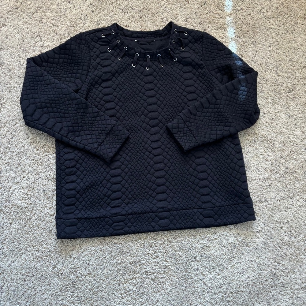 Michael kors black oversized sweater